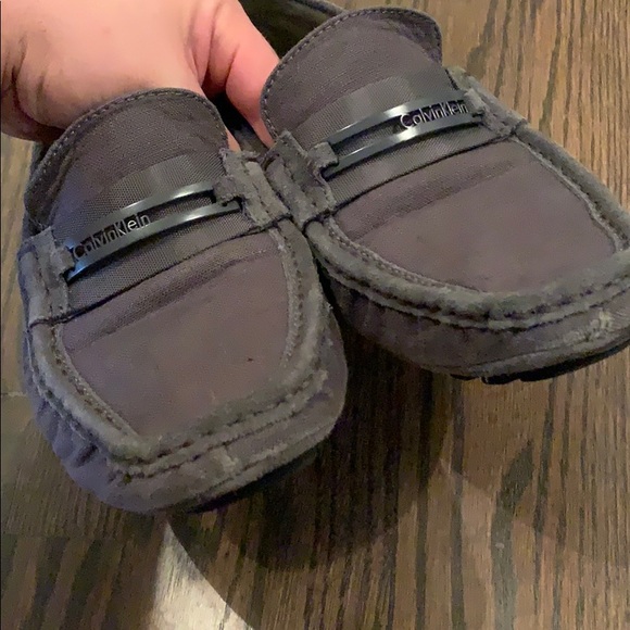 Calvin Klein Derek Linen Canvas Slip-on Loafers - Picture 6 of 8